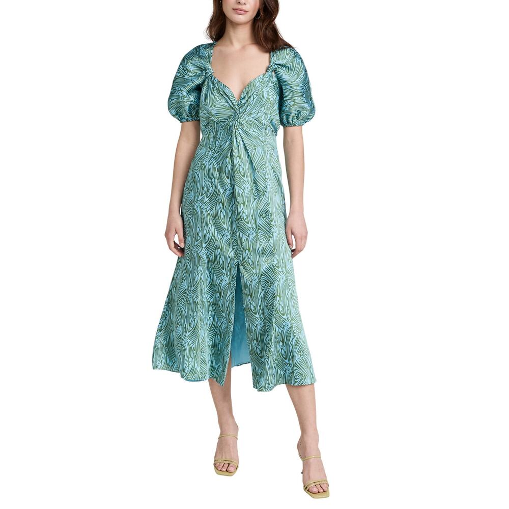 Cinq A Sept Vibrant Blue Marice Dress Size 8